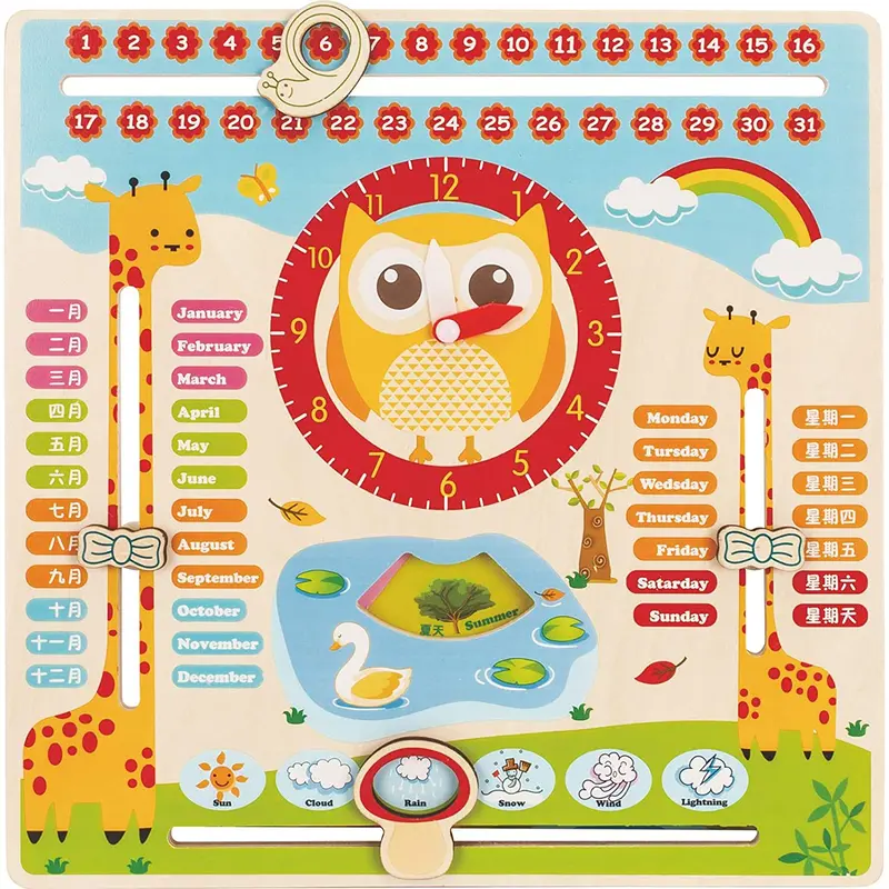 Multi-Function Calendar Clock 1