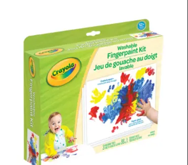 My First Crayola Washable Fingerpaint Kit, Stage 1 1