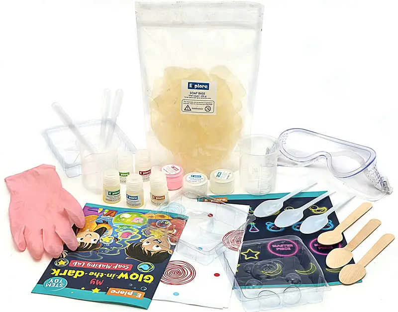 My Glow-In-The-Dark Soap Making Lab 1