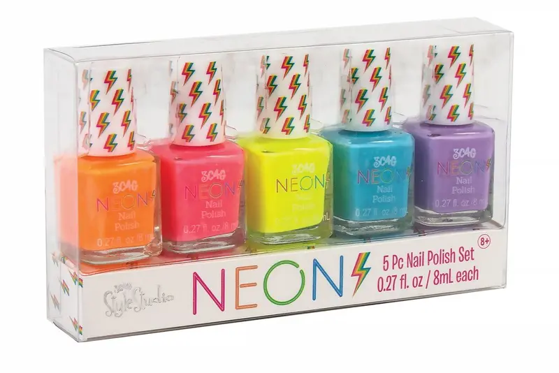 Neon Nail Polish 5 Packs 1