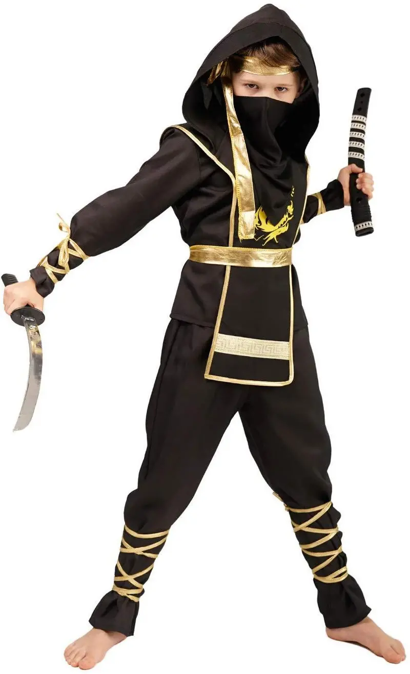 Ninja Warrior Samurai Kids Costume 1