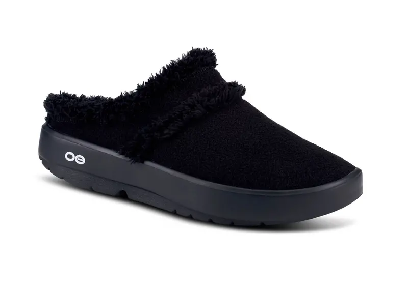 Oofos Women's Oocoozie Mule Shoe Black 1