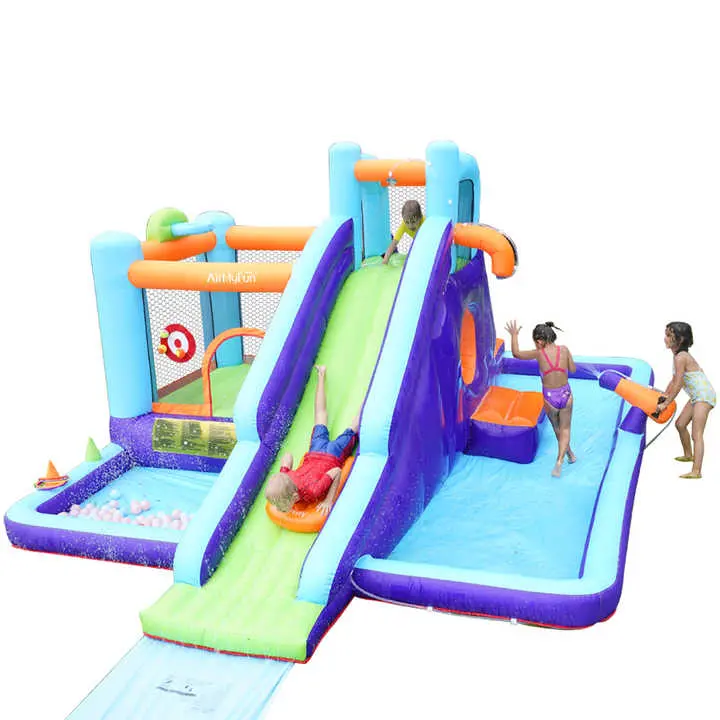 Outdoor Inflatable Water Slide With Jumping Castle For Kids – Trampoline Combo For Backyard Parties, Rentals, And Family Entertainment 1