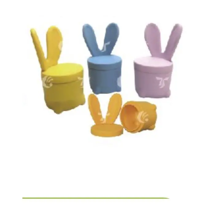 Outdoor Playground Trash Bin With Cap For Kids 1