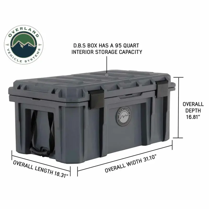 Overland Vehicle Systems - Stay Dry With 95 Quart Dry Box - 40100011 1