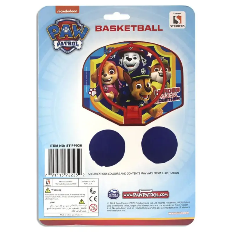 Paw Patrol Basket Ball Board For Kids 2