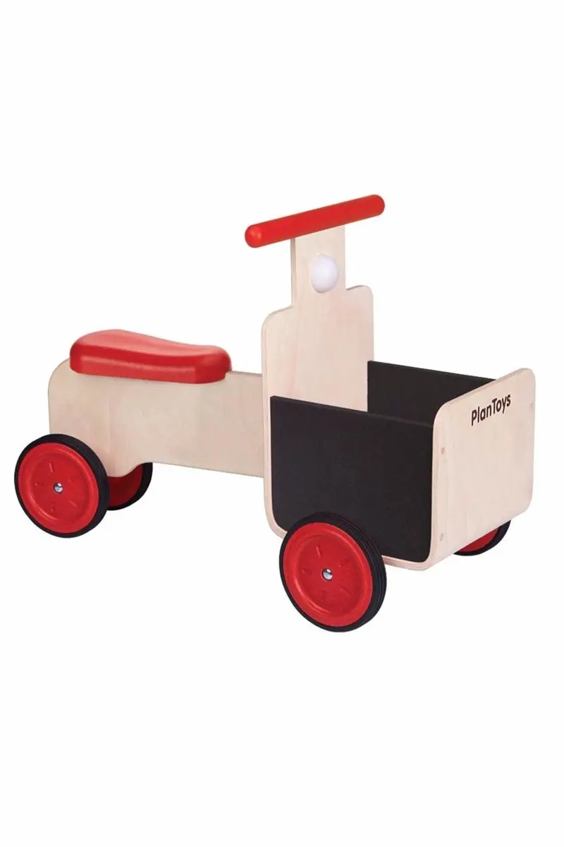 Plan Toys Delivery Bike- Wooden Toy 1
