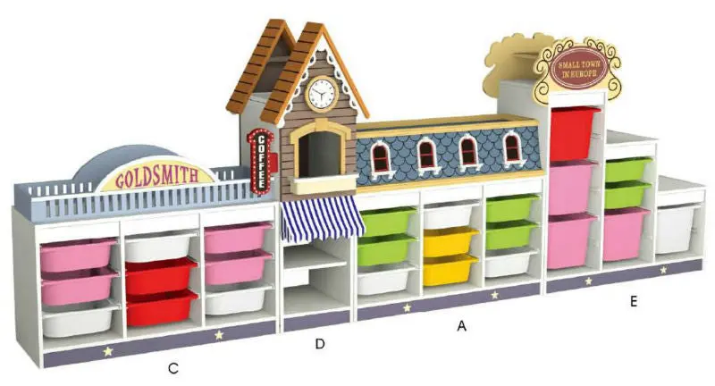 Plastic Drawers With Wooden Shelves 1