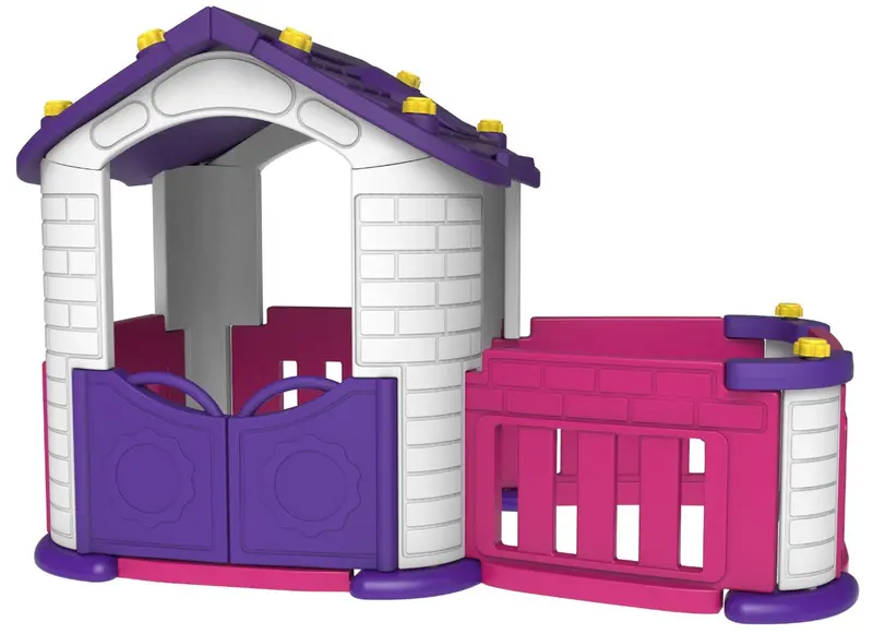 Play House With Pink Fence 1