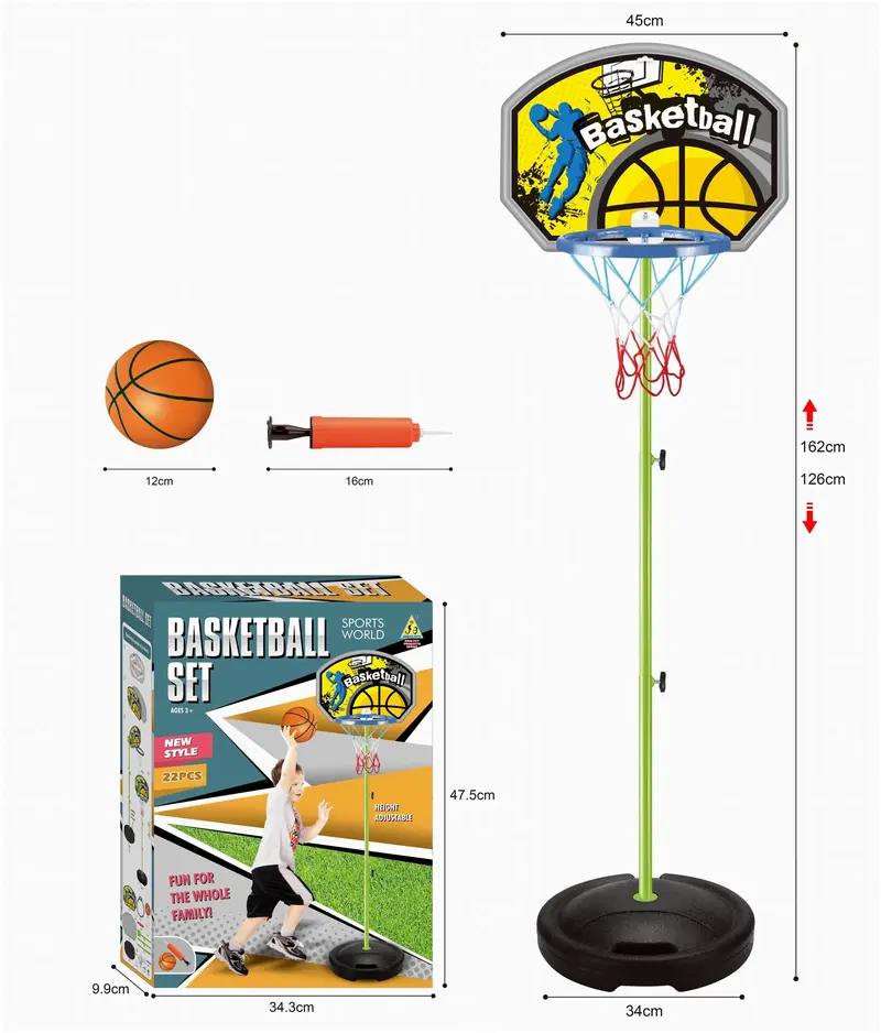 Portable Basketball Hoop Net, Indoor Outdoor 1