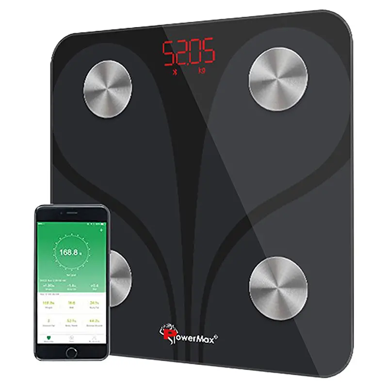 Powermax Fitness Bca-130 Bluetooth Body Fat Scale - Body Composition Analyser With Smartphone App 1