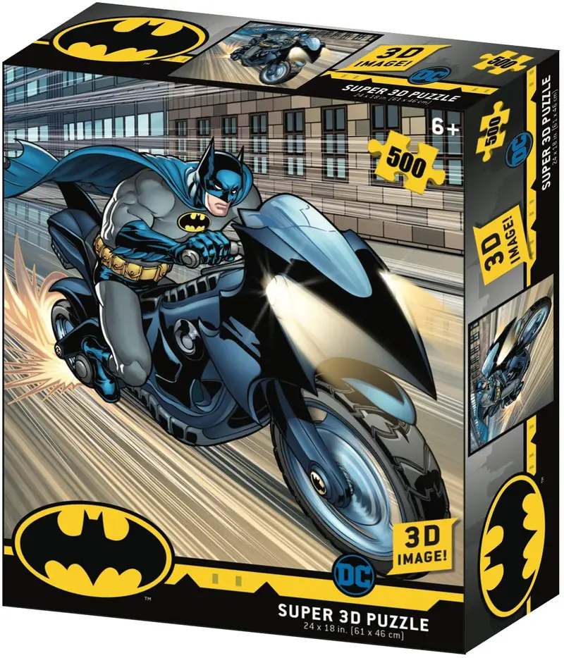 Prime 3D Puzzles - Dc Comics - Batcycle 500 Pcs Puzzle 1