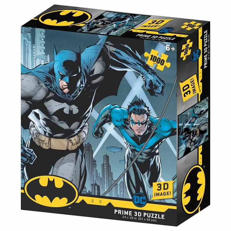Prime 3D Puzzles - Dc Comics - Batman And Nightwing - 1000 Pcs Puzzle 1