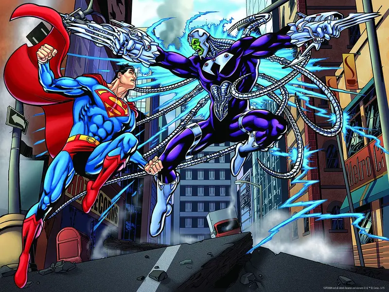 Prime 3D Puzzles - Dc Comics - Superman Vs Brainiac 500 Pcs Puzzle 1