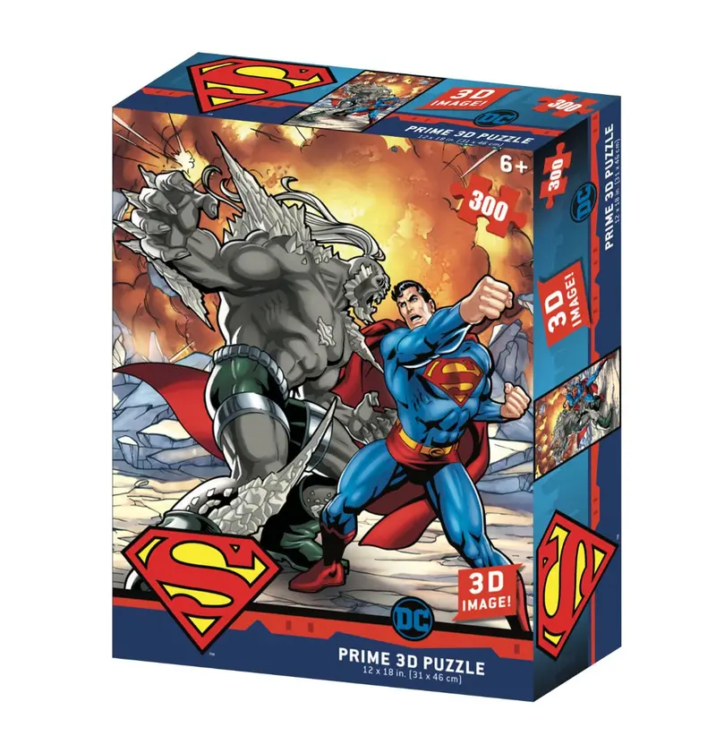 Prime 3D Puzzles - Dc Comics - Superman Vs Doomsday 300 Pcs Puzzle 1