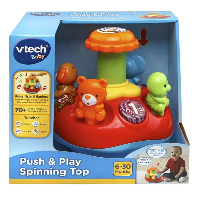 Push & Play Spinning Top 1