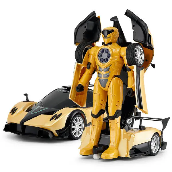 Rastar 74620 1/14 R/C Pagani Zonda R Transformable Car Yellow 1