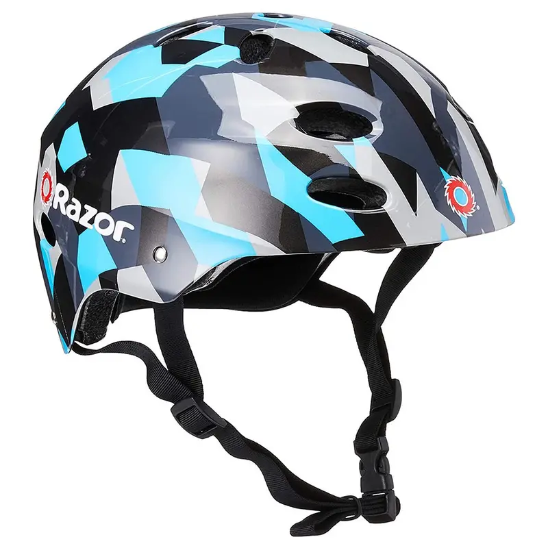 Razor Child Helmet Blue Geo V-17 1