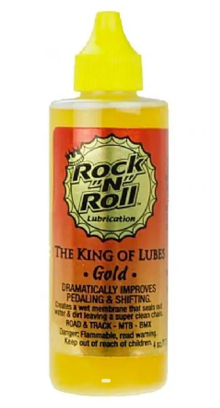 Rock N Roll Chain Lube Gold 4Oz. 1