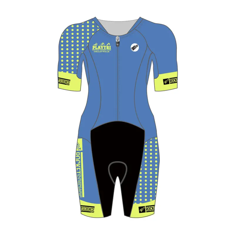 Rocket Science Women's Elite Tri Suit Mid-Sleeve 1