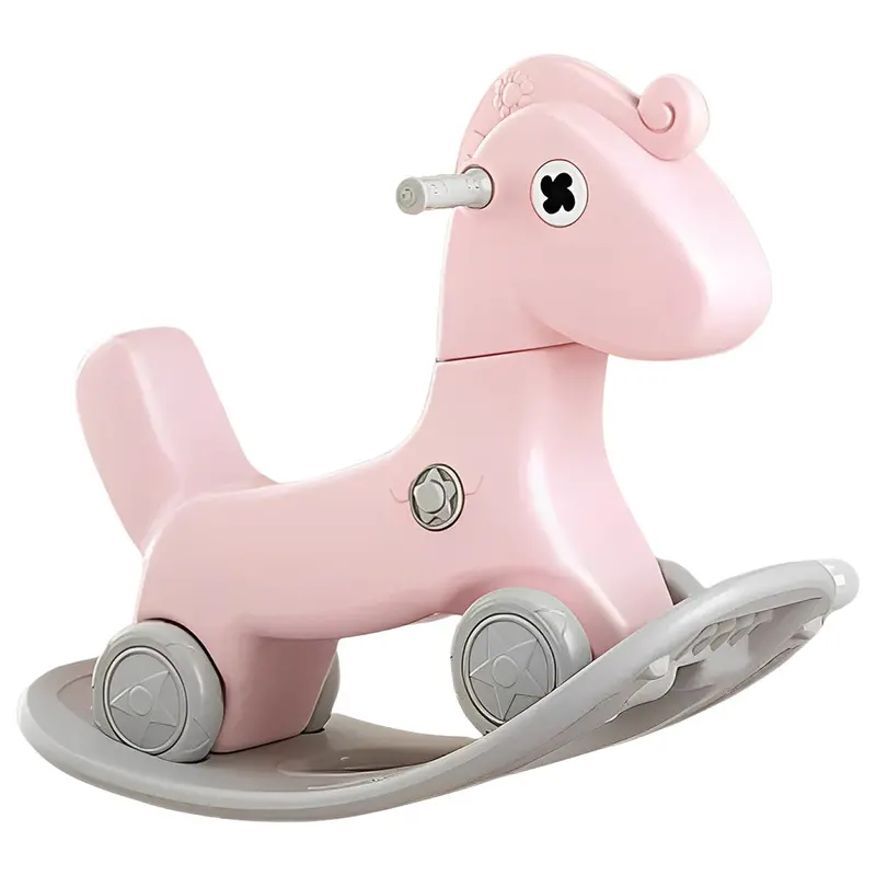 Rocking Multifunctional Horse For Kids, My Baby Pony 2-In-1 Rocking Horse Walker Toy - (Multicolour) 1