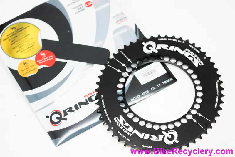 Rotor Q Chainring Black 53 X 130 5 Bolt 1