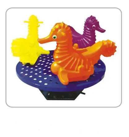 Rounder Toy For Three Kids Sea Horse Design 1