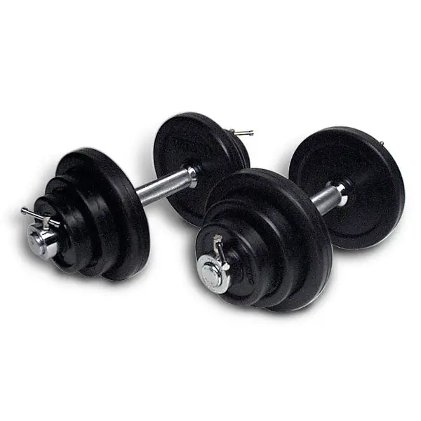 Rubber-Encased Adjustable Weight Dumbbell Set | Rubimo-45 1