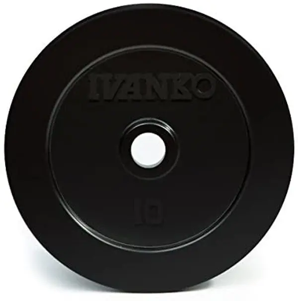 Rubber Encased Steel Weight Plates (Rub) For 1 & 1-1/16" Bars 4