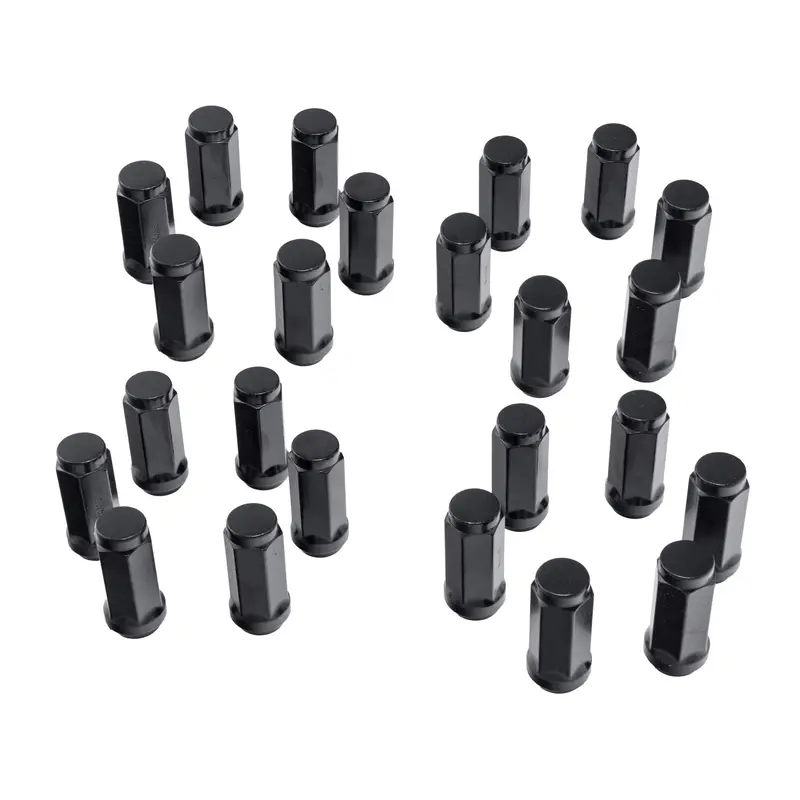 Rugged Ridge 16715.32 Wheel Lug Nut, Set Of 24, Black, M14-1.5 1