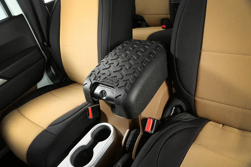 Rugged Ridge - Center Console Cover, Black; 11-16 Jeep Wrangler Jk - 13107.42 1