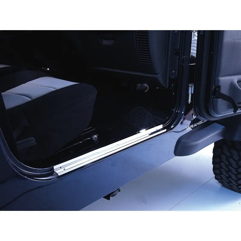 Rugged Ridge - Door Entry Guards, Stainless Steel; 97-06 Jeep Wrangler Tj - 11119.03 1
