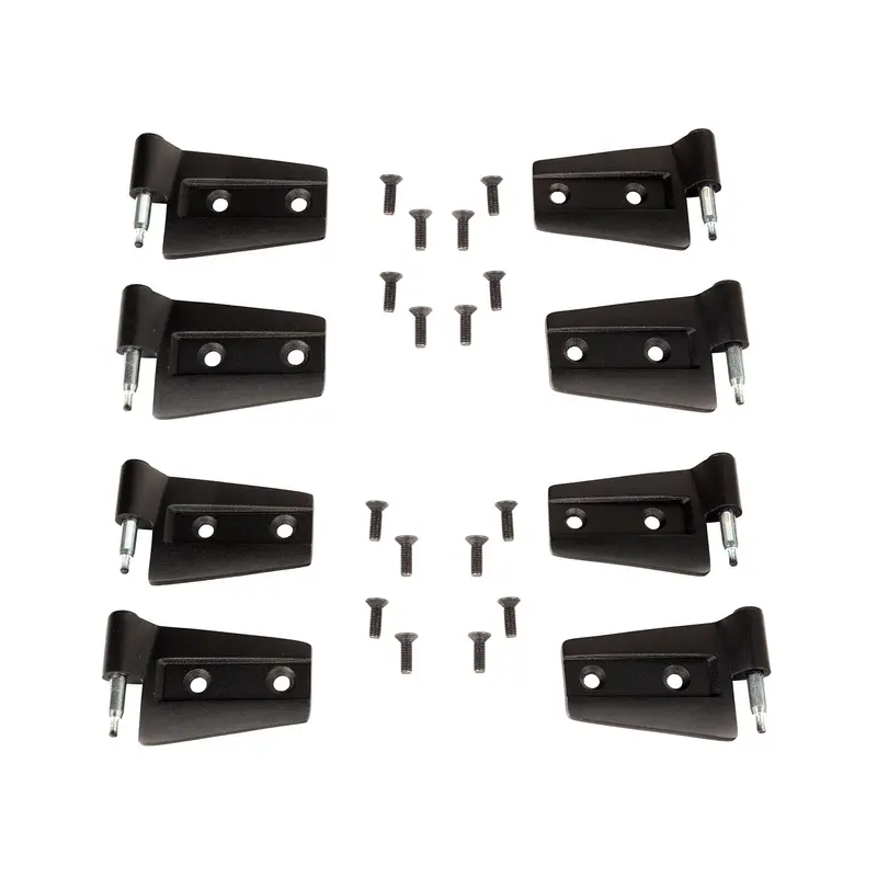 Rugged Ridge - Door Hinge Kit, 8 Piece; 07-18 Jeep Wrangler Unlimited Jku, 4 Door - 11202.32 1