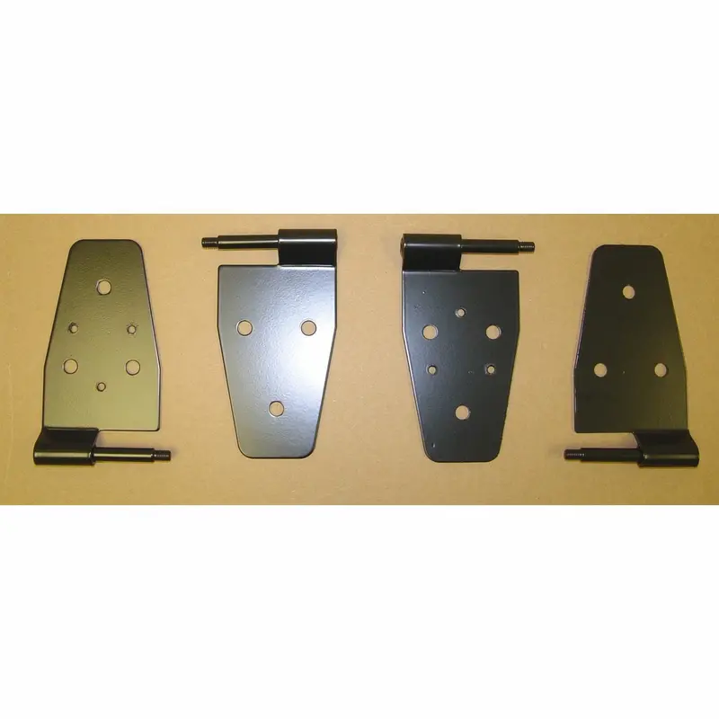 Rugged Ridge - Door Hinge Kit, Black; 87-06 Jeep Wrangler Tj - 11202.01 1