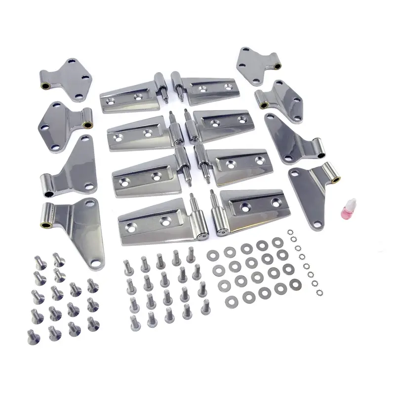 Rugged Ridge - Door Hinge Kit, Stainless Steel; 07-16 Jeep Wrangler Jku - 11111.21 1