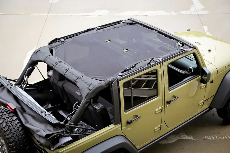 Rugged Ridge - Eclipse Sun Shade, Black, 4 Door; 07-16 Jeep Wrangler Jku - 13579.05 1
