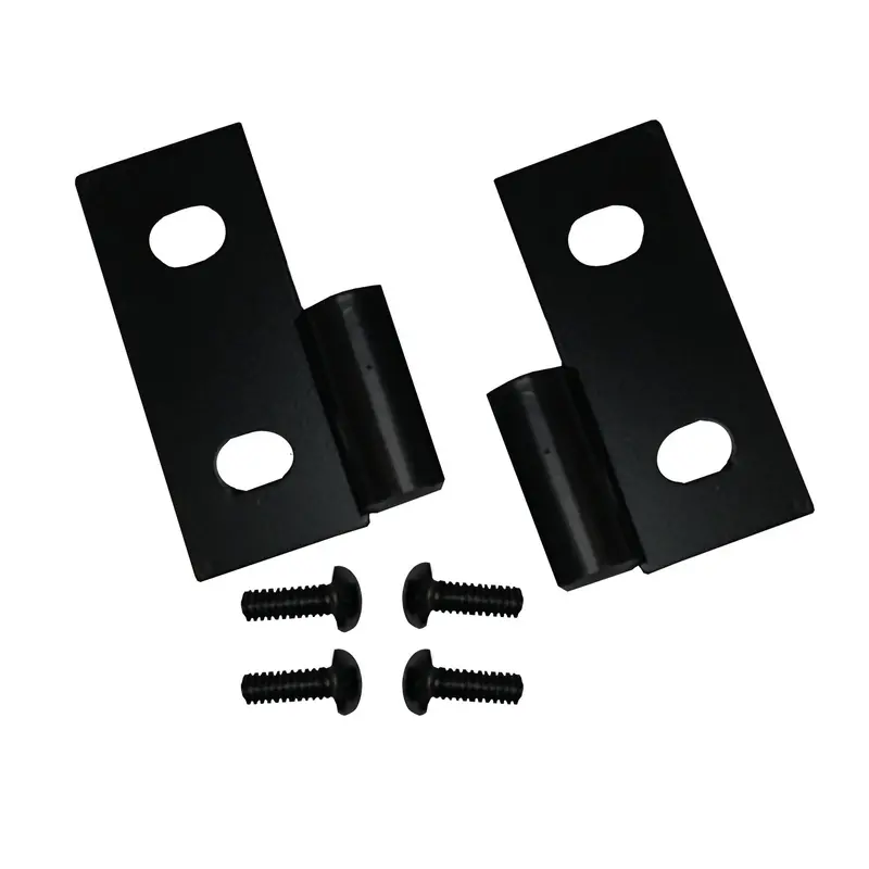Rugged Ridge - Lower Door Hinge Brackets, Black; 76-06 Jeep Cj/Wrangler Yj/Tj - 11202.03 1