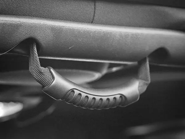 Rugged Ridge - Rear Side Grab Handles, Black; 07-16 Jeep Wrangler Jku - 13305.14 1
