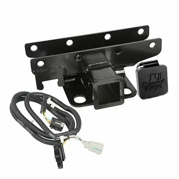 Rugged Ridge - Receiver Hitch Kit, Wire Harness, Rugged Ridge Logo; 07-16 Wrangler - 11580.60 1