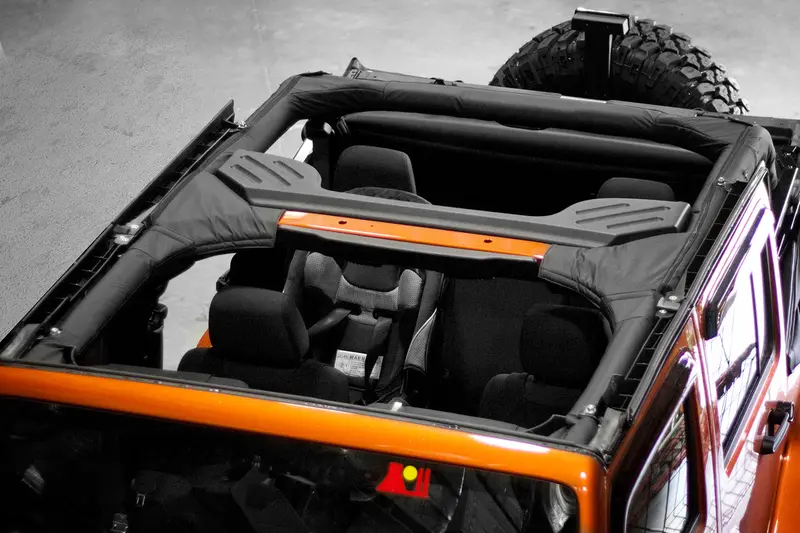 Rugged Ridge - Roll Bar Cover, Polyester; 07-16 Jeep Wrangler Jku - 13613.01 1