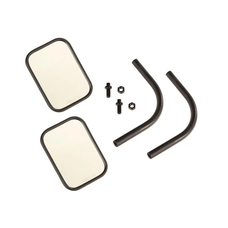 Rugged Ridge - Rugged Ridge 11025.26 Trail Mirror Kit, Rectangular, Pair; 18-21 Wrangler / Gladiator - 11025.26 1