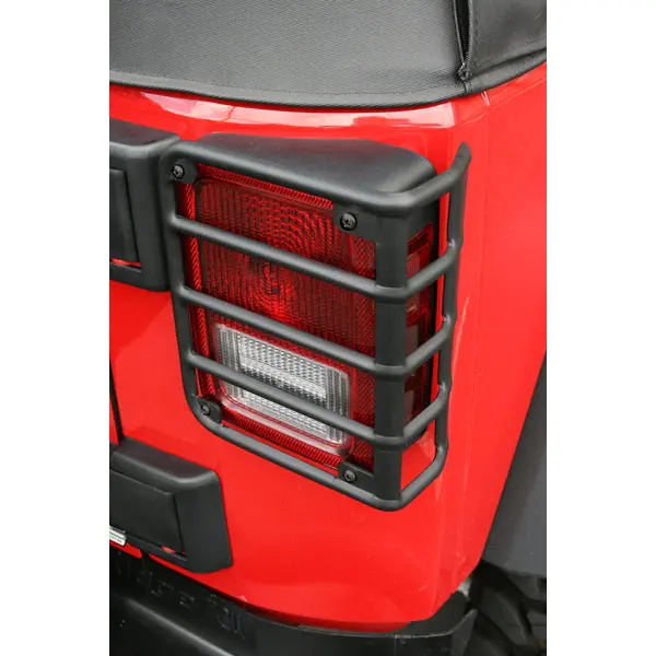 Rugged Ridge - Rugged Ridge 11226.02 Euro Guard Kit, Tail Light, Black; 07-18 Jeep Wrangler Jk - 11226.02 1