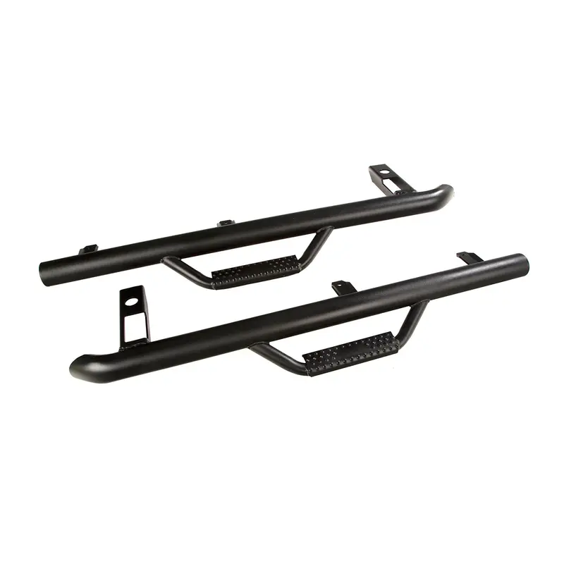Rugged Ridge - Rugged Ridge 11596.11 Spartan Nerf Bar Kit, Textured Black; 97-06 Jeep Wrangler Tj - 11596.11 1