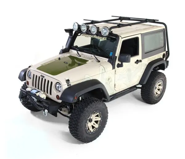 Rugged Ridge - Rugged Ridge 11703.01 Sherpa Roof Rack; 07-18 Jeep Wrangler Jk, 2 Door - 11703.01 1