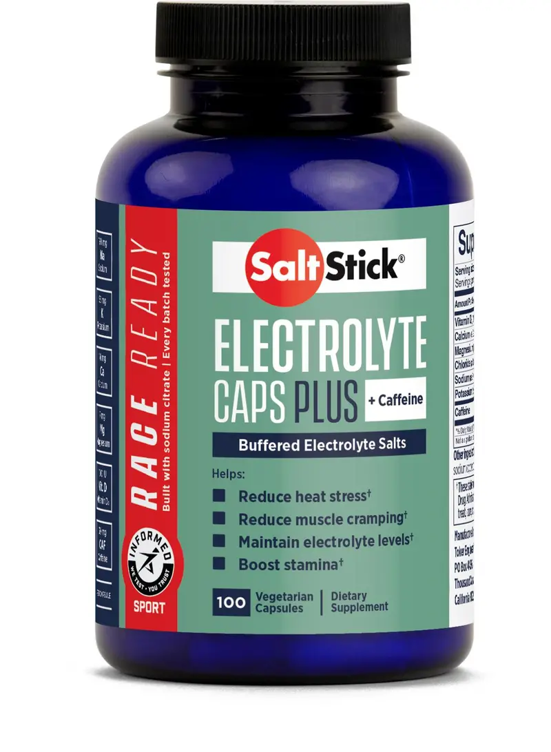 Saltstick Caps Electrolyte Tablets (With Caffeine) 100Ct 1