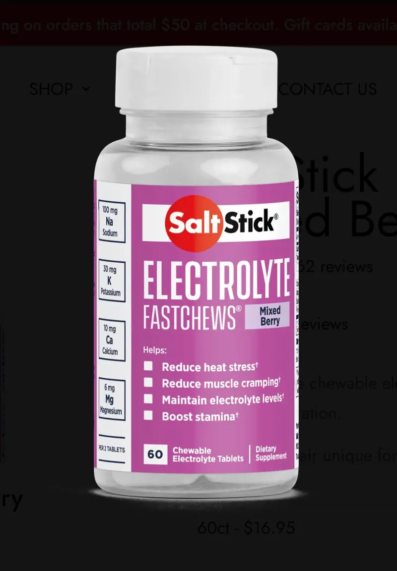 Saltstick Fastchews 60Ct 1