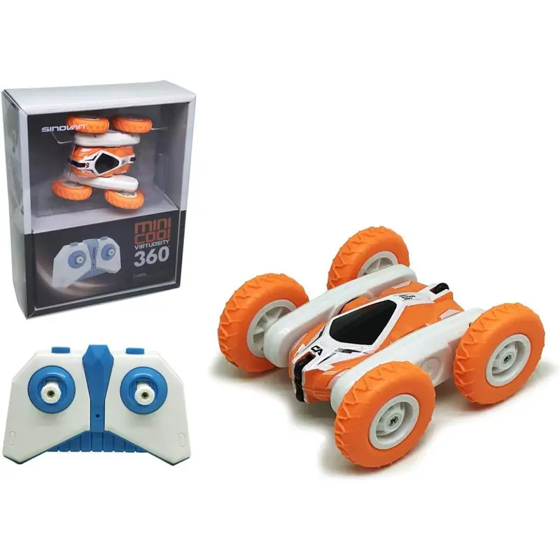 Sam Toys - Mini Rc Cool Virtuosity 360 Stunt 2 4 Ghz Car Swing Orange 1