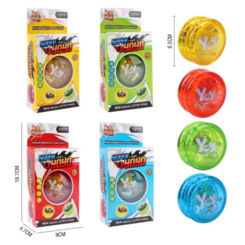 Sam Toys - Yoyo With Dual Light 6.5 Cm - Assorted Multi Colour 1