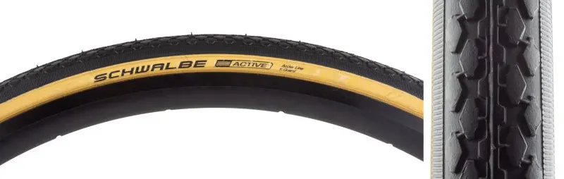 Schwalbe Classic Hs-159 Active Twin Tire 27 X 1 1/4 1