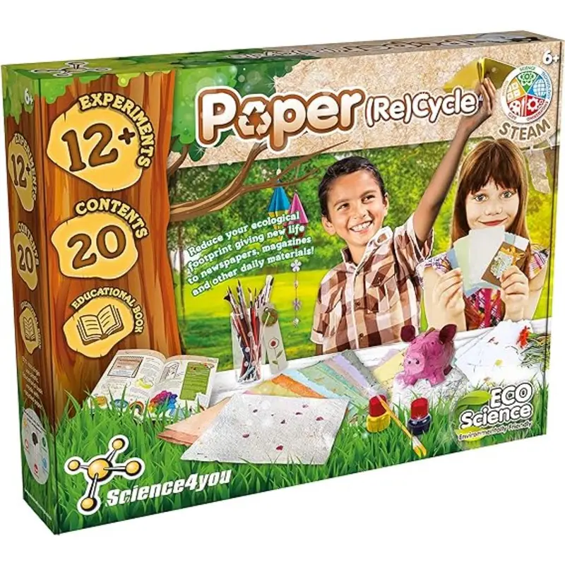 Science 4 You Paper Recycle, Eco-Science Range, Education Stem Kit For Kids 1